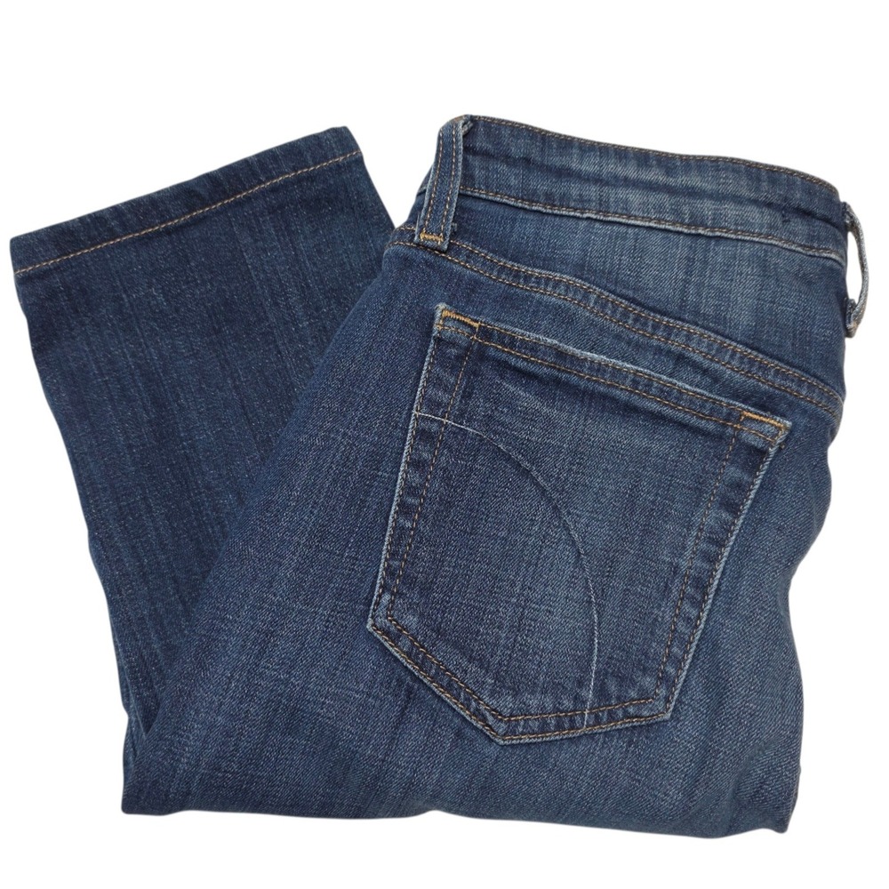 Joe's Jeans‎ Straight Leg Women 28 Blue Stretch Denim Mid Rise Classic Casual